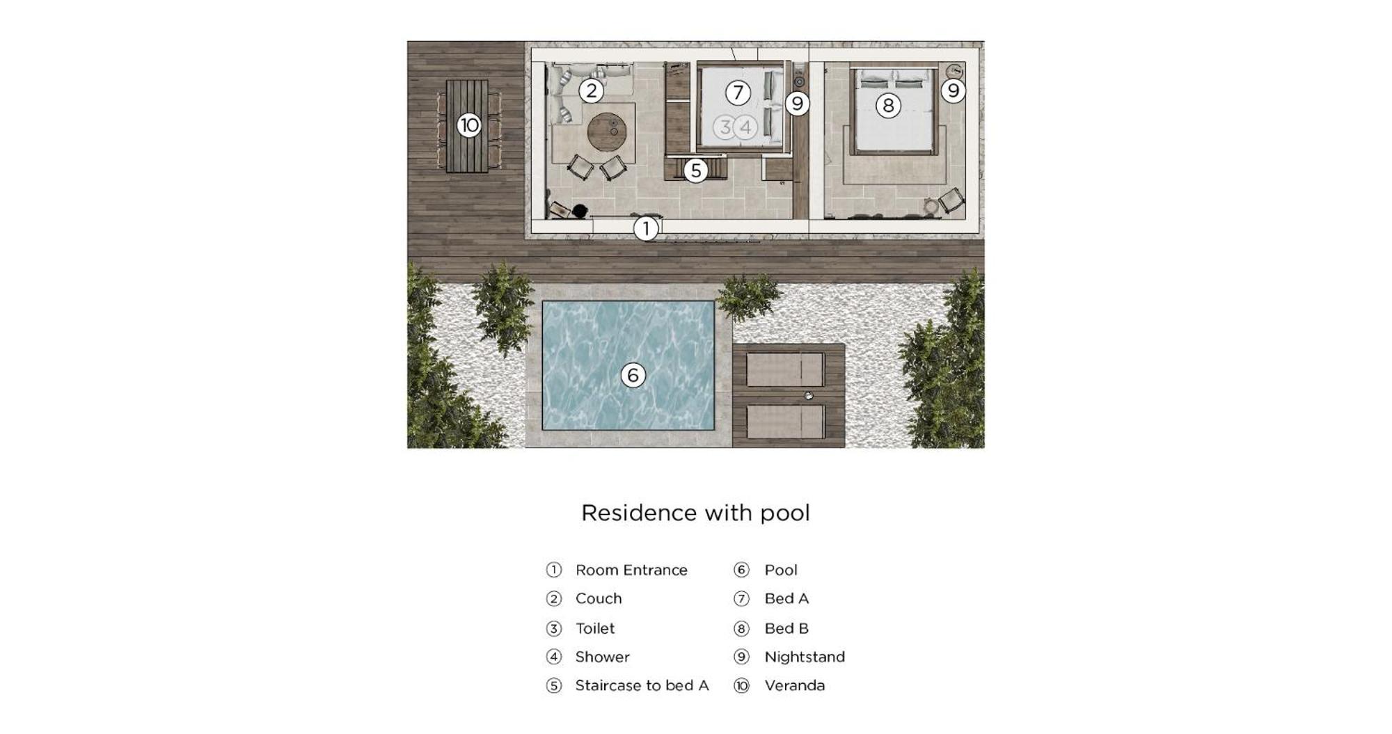 Ergon Beach House Nikiti Bilik gambar