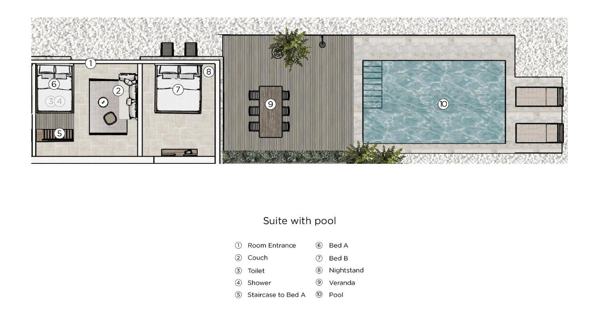 Ergon Beach House Nikiti Bilik gambar